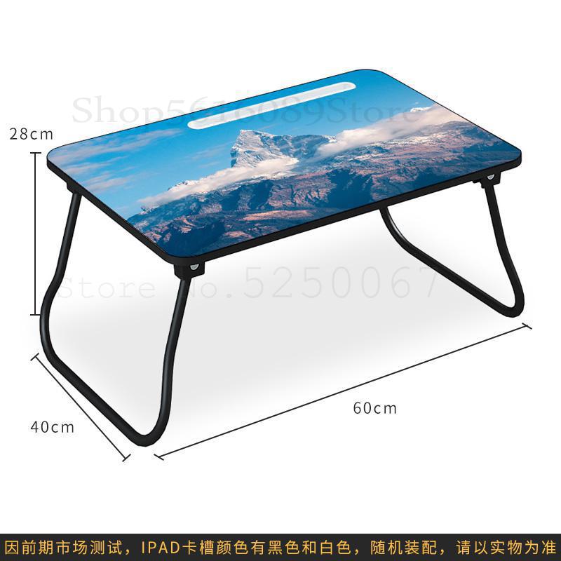 Bed Desk Can Be Folded Lazy Dormitory Computer Small Table Bedroom Sits On Students'dormitory Tatatami Upper And Lower Beds: Model 12