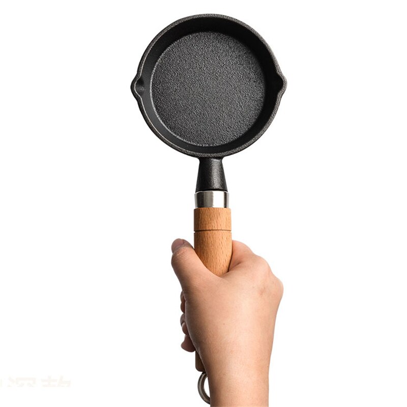 10Cm Kleine Speciale Olie Pan Voor Hete Olie Gietijzeren Mini Omelet Kleine Koekenpan Huishoudelijke Pan Non Stick pot Ontbijt Pot Potten