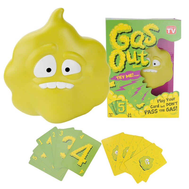 gas out Guster Toy Gag Joke Funny Gas Out Game Entertainment Intellectual Gas Out Guster Card Games for Children