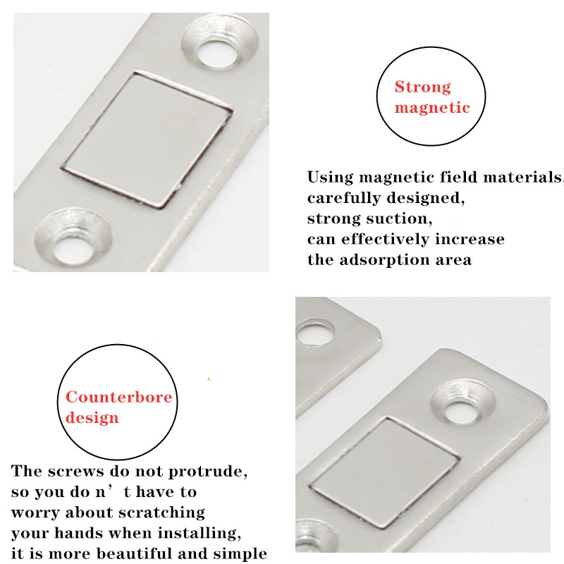 2 sztuk/zestaw trwałe mocne drzwi bliżej drzwi magnetyczne zatrzask zatrzask magnes na drzwi robić szafka szafka ze śrubami ultra chudy