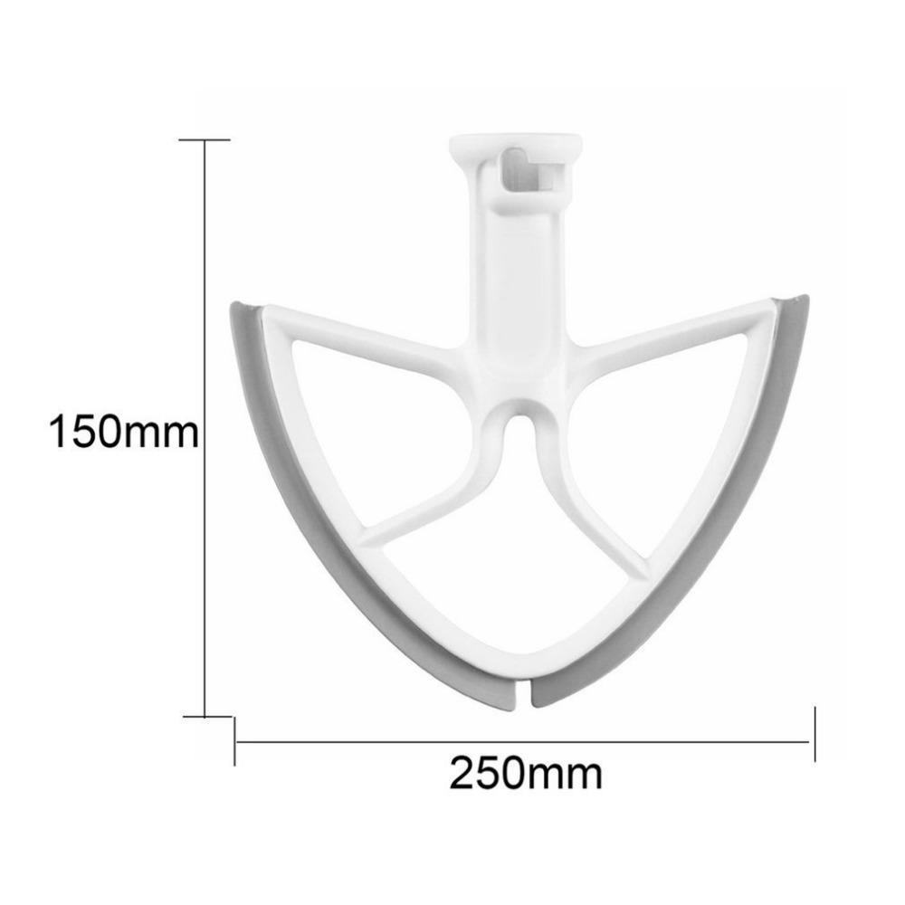 Rubber Beater Blade for 5-Quart Kitchen Aid Bowl Lift Mixer Baking Tool Kitchen Mixer Accessories with Square Shape