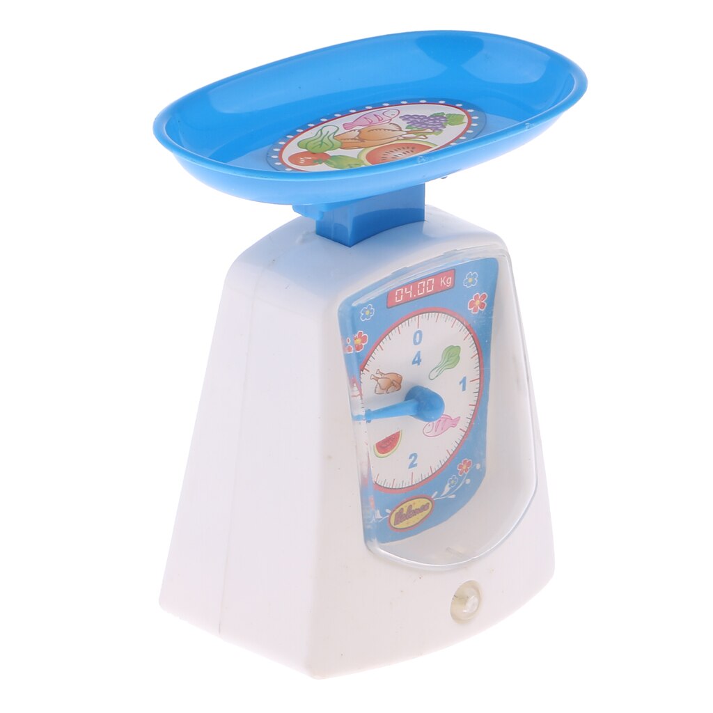 Girls Kids Pink / Blue Plastic Play Kitchen Housework Pretend Play Set Toy: Electronic Scale