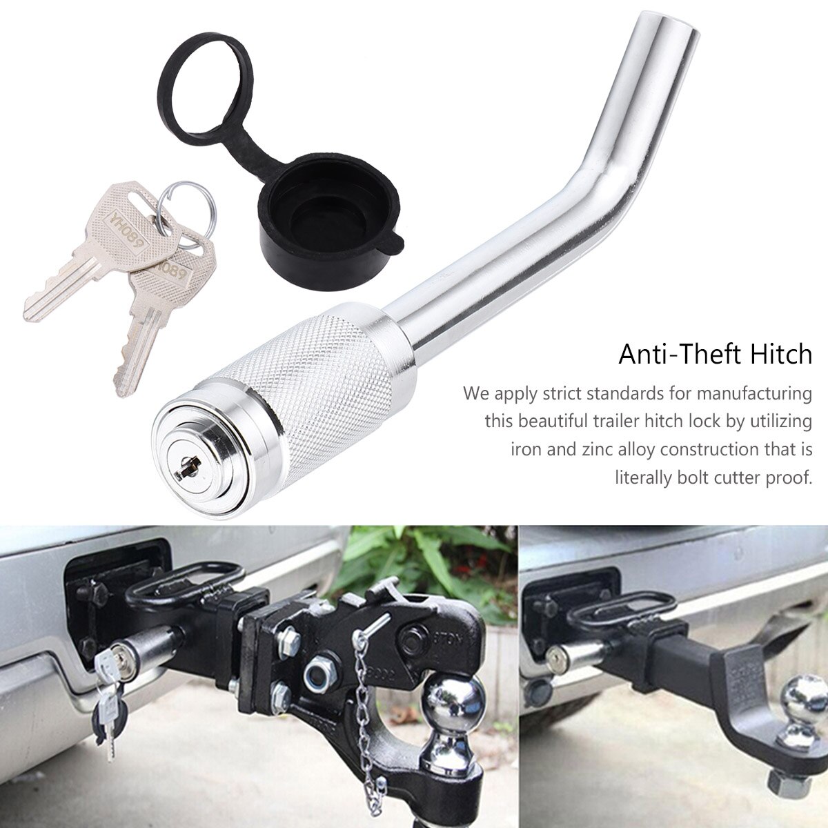 Attelage Durable remorque accessoires crochet voiture fournitures pièces Anti-vol attelage pour voiture de camion en plein air