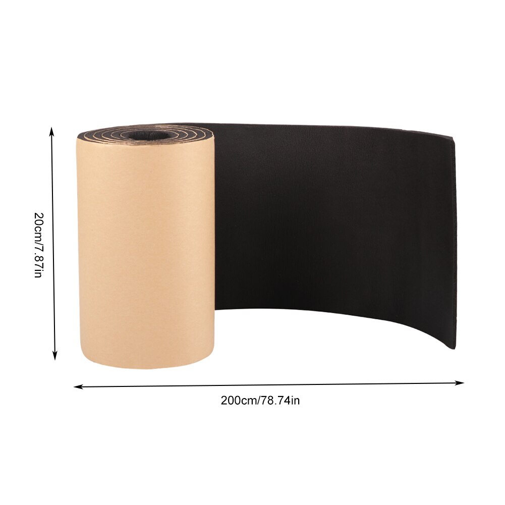 Perfekt bil auto dørbeskytter garasje gummilist veggbeskyttelse støtfanger gummilist biltilbehør for auto 200cm x 20cm