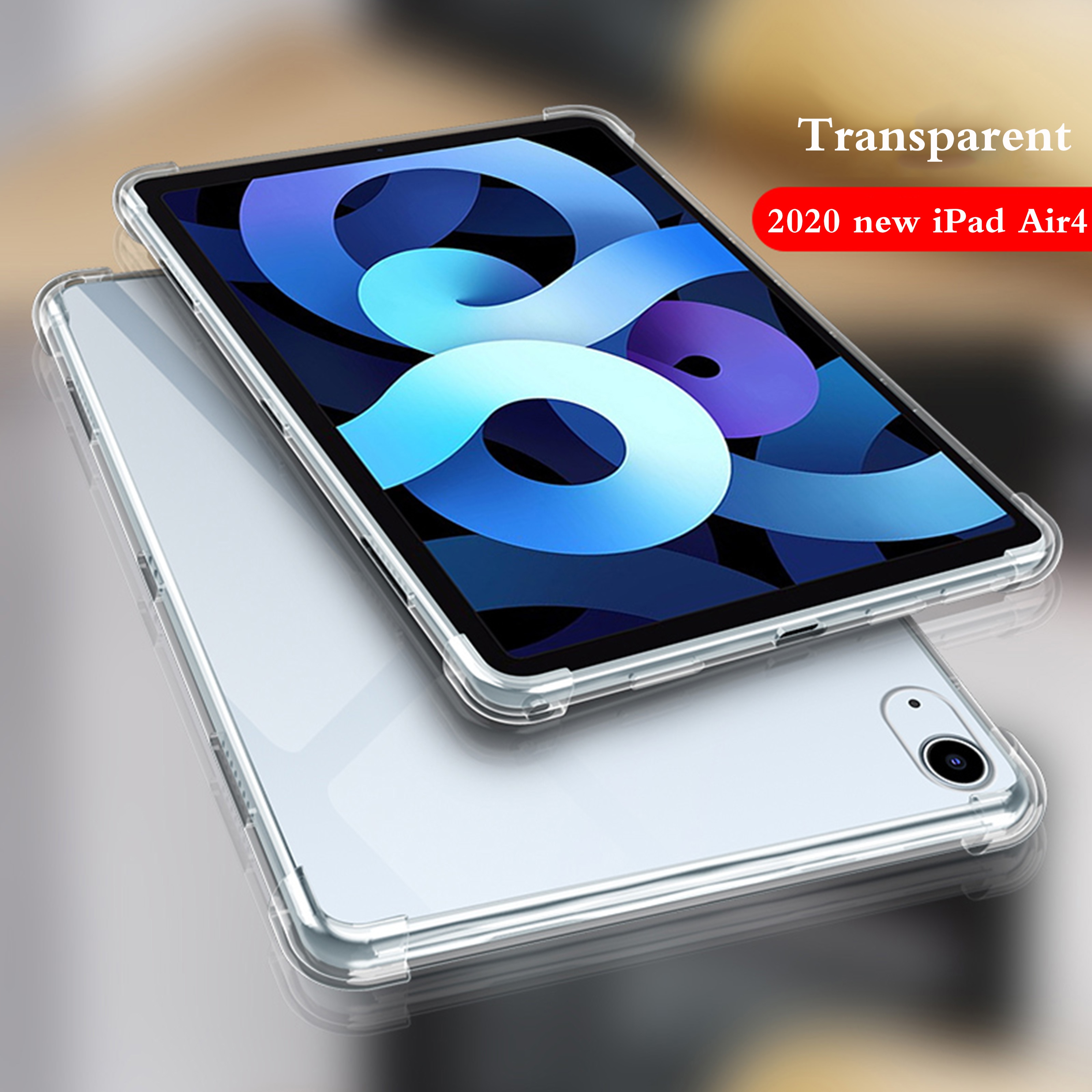 Tablet Case Voor 4th Generatie Apple Ipad Air4 10.9 Weerstand Soft Cover Voor A2324 A2072 Ipad Air 4 10.9'' Tas Shell