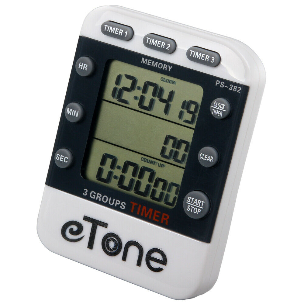 eTone 3 Channel Triple Darkroom Timer Counter Film Developing Countdown Clock