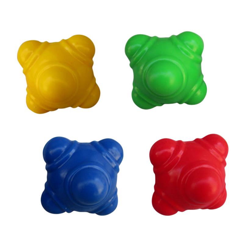 Silicone Reaction Ball Otudoor Indoor Sports Training Ball Reflex Exercise Fitness Balls Agility Coordination Interactive Toy: Default Title