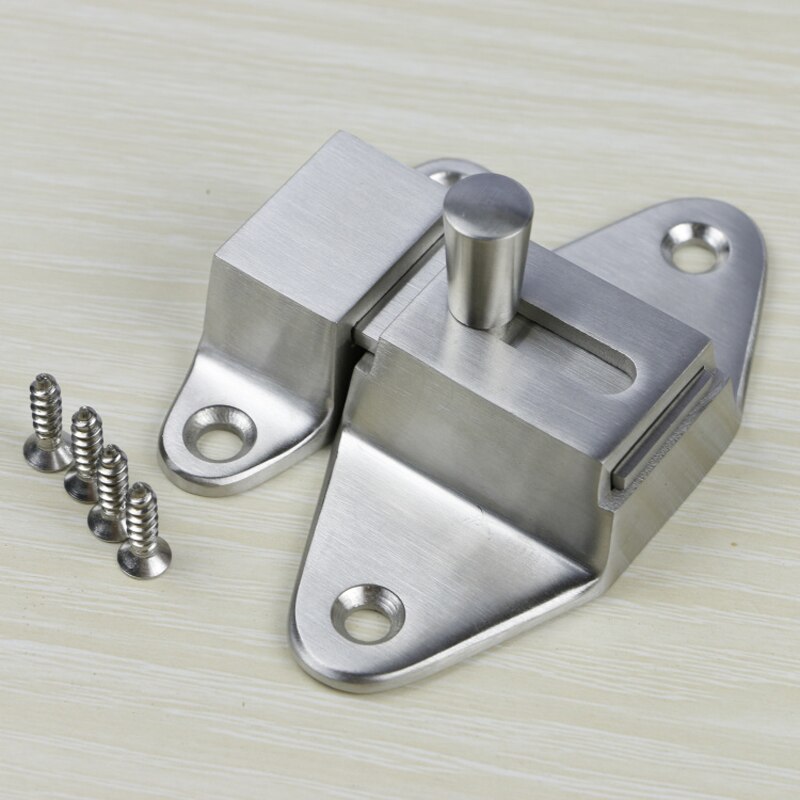 Stainless Steel Spring Door Bolt Wooden Plastic Steel Window Lock Buckle Furniture Cabinet Latch DIY Household Hardware Part: E