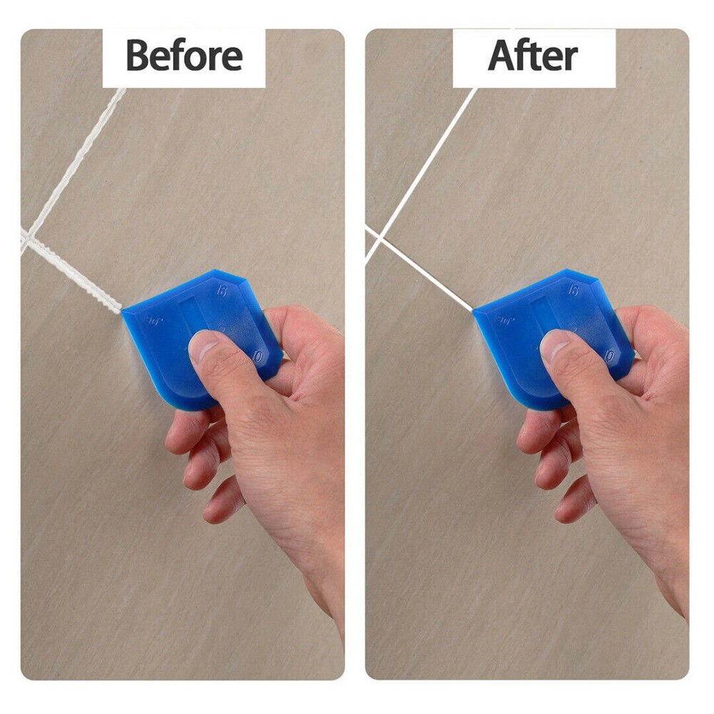 8 Stks/set Siliconenkit Spreader Spatel Caulking Kit Cement Kalefateren Schraper Removal Tool Kit Vloer Tegel Randen Cleaner Hand Tool