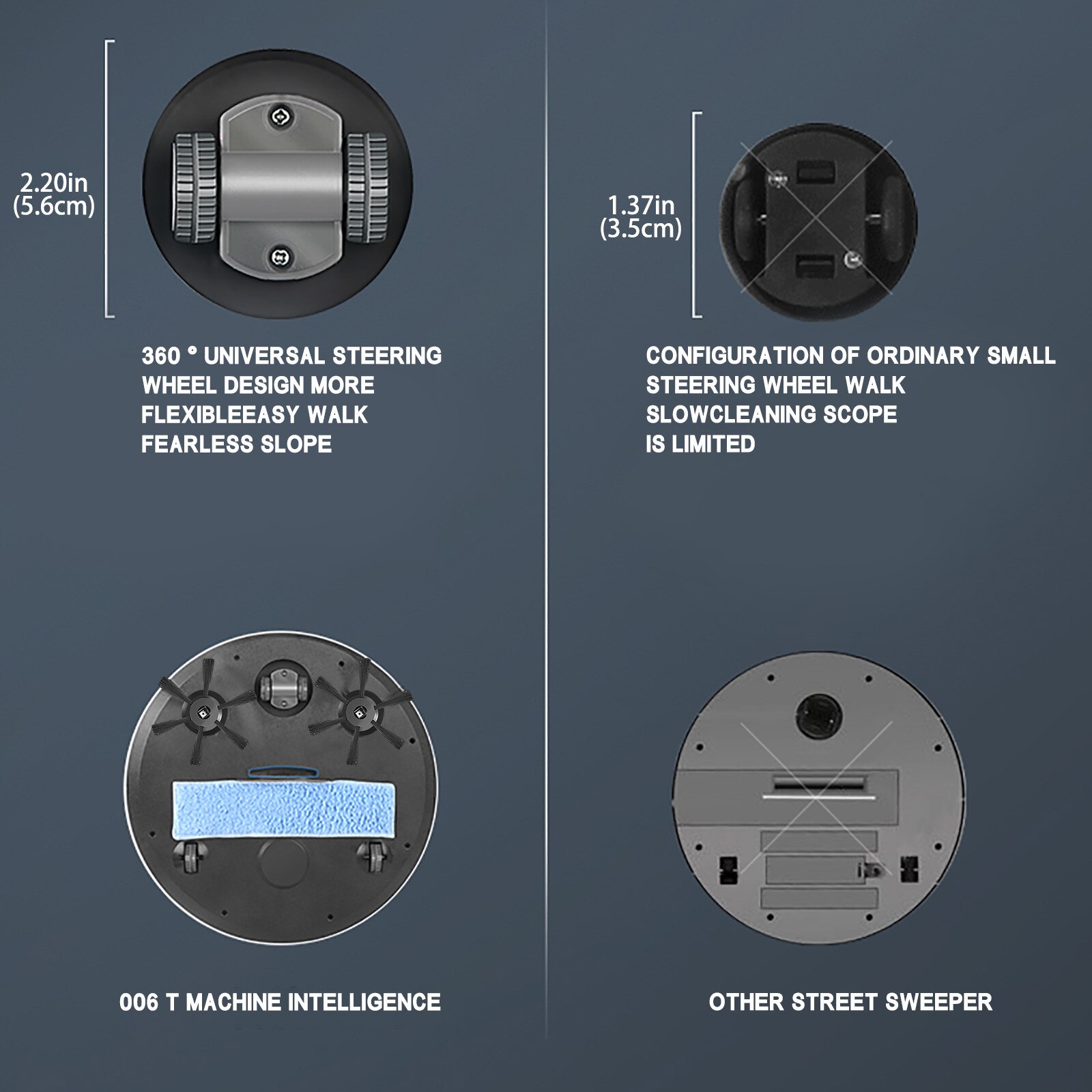 Three In One Intelligent Sweeping Robot Vacuum Cleaner Rechargeable Vacuum Dry And Wet Lazy Broom For Both Dry And Wet Use Pool