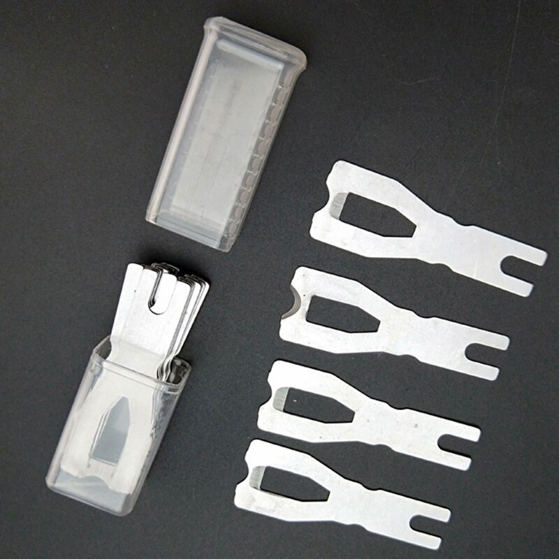 20Pcs Blades For Vinyl Flooring Trimming Skiving Knife Shovel Blade