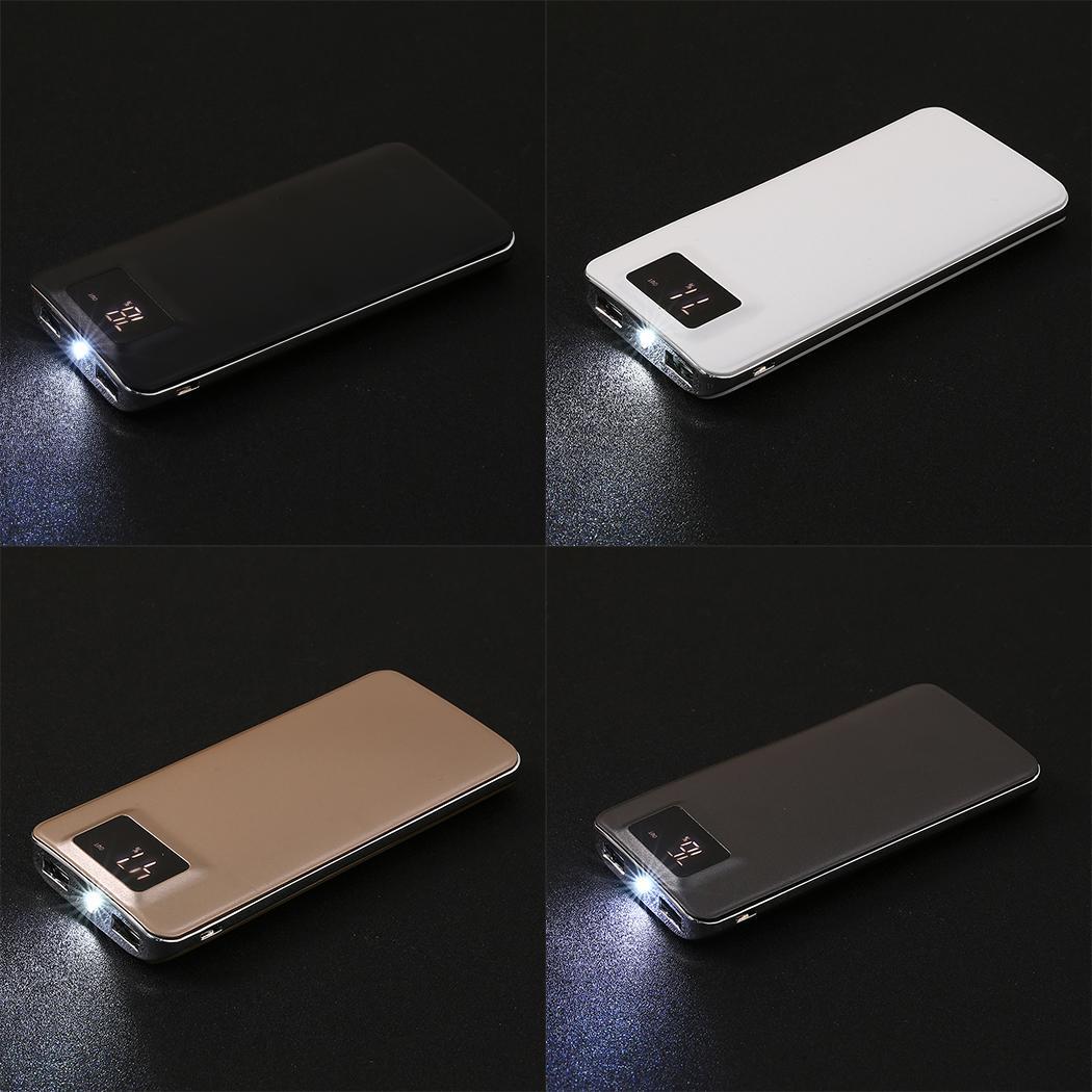 30000 mah batterie externe Portable 2 USB téléphone Portable batterie externe banque d'alimentation de chargeur pour Samsung iPhone Xiaomi Huawei batterie externe