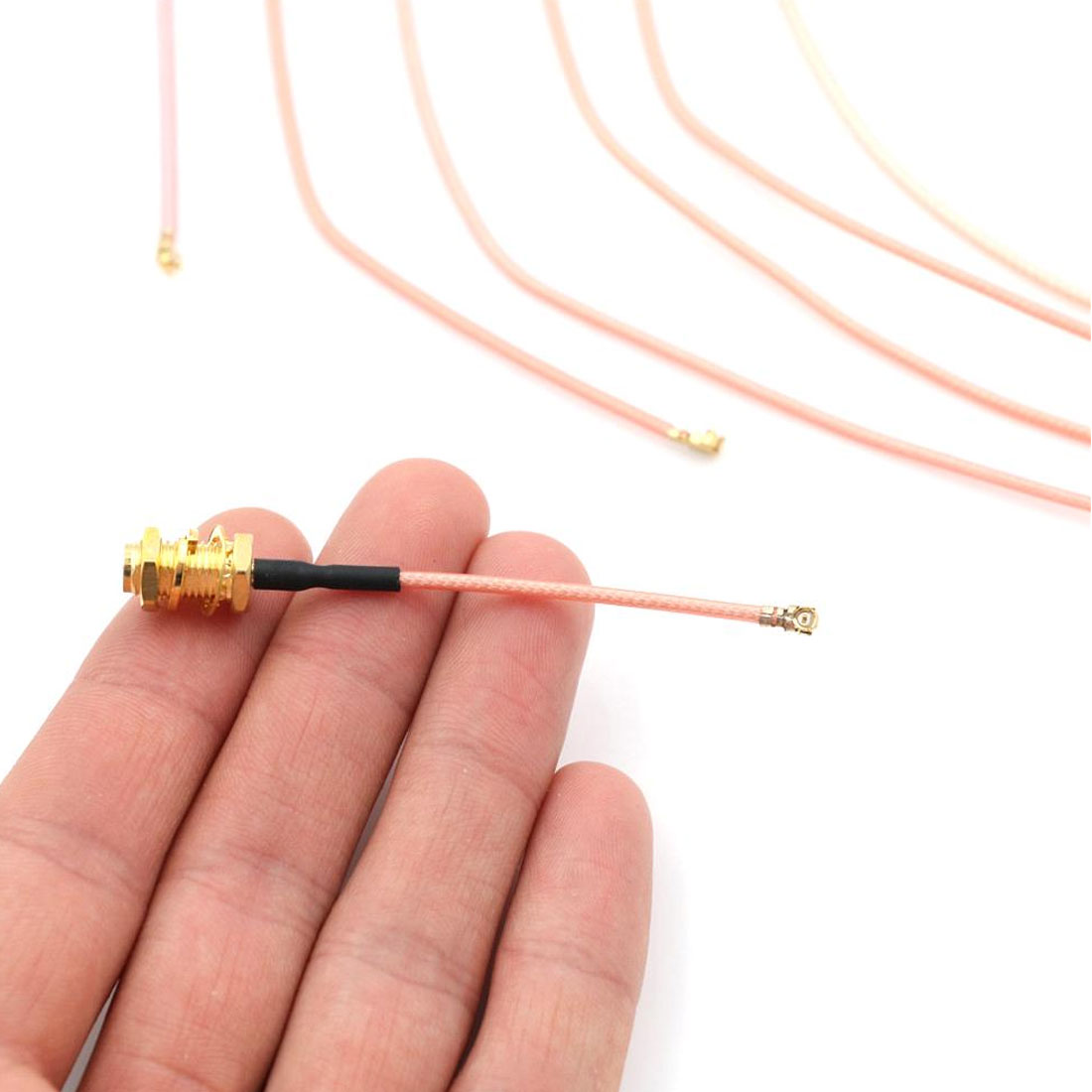 5pcs SMA Connector Cable Female to uFL/u.FL/IPX/IPEX RF Or NO Connector Coax Adapter Assembly RG178 Pigtail Cable 1.13mm