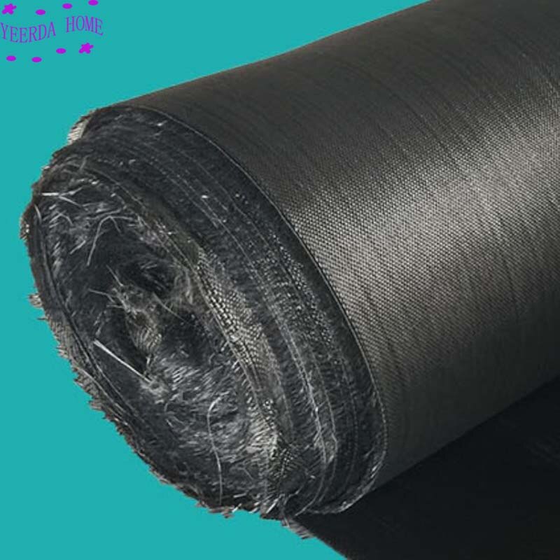 Tela de fibra de vidrio negra para prevención de incendios, lana de roca absorbente de sonido envuelta con tela anticorrosión ignífuga