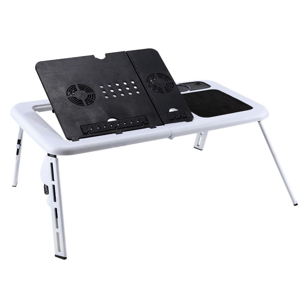 Nocm-laptop skrivbord hopfällbart bord e-table bed usb kylfläktar stå tv-bricka