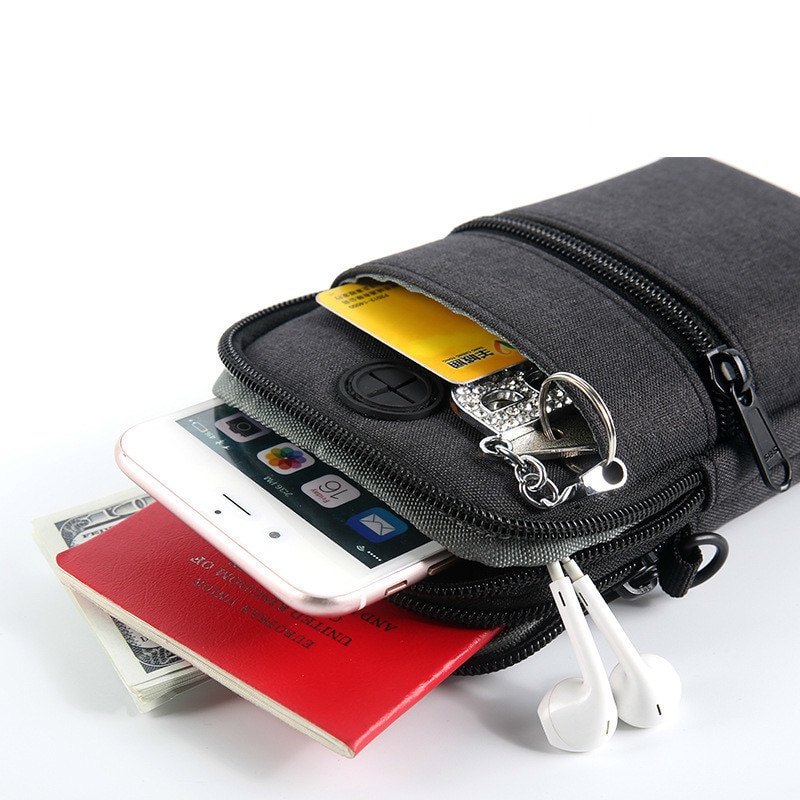 Messenger taske herre lærred mini skuldertaske til mænd lille taske til mænd lille rejsetaske håndtaske herre crossbody tasker til mænd