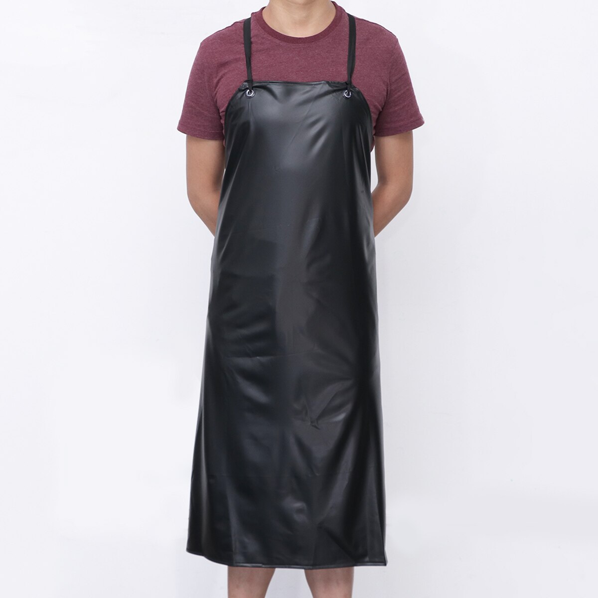 Waterproof PVC Apron For Kitchen Housework Restaurant Butcher Clean Industrial Chemical Resistant Plastic Work Smock