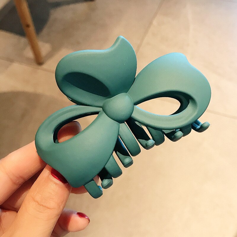 Klauw Clip Voor Vrouwen Stoere Zwarte Plastic Haar Klauw Grote Size Haar Klemmen Voor Haaraccessoires Voor Haar Thuis: Blue4