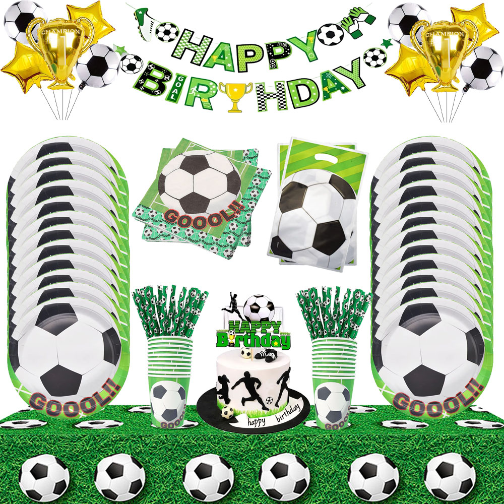 Voetbal Verjaardag Wegwerpservies Voetbal Papieren... – LovingPrices, image size:1000x1000