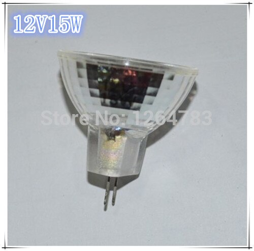 12V15W light microscope instrument halogen lamp bulb glass microscope !