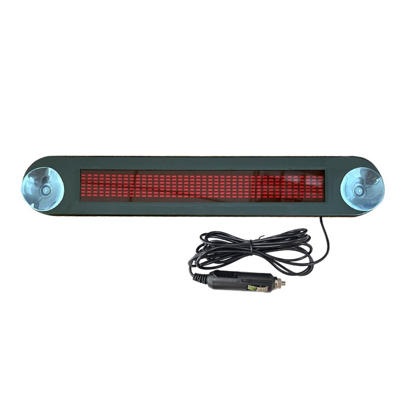 Z740 11.8*1.2inch 30*5CM Mini LED Car Display Light Scrolling Message Remote Control Programmable LED Billboard Shop Open Sign
