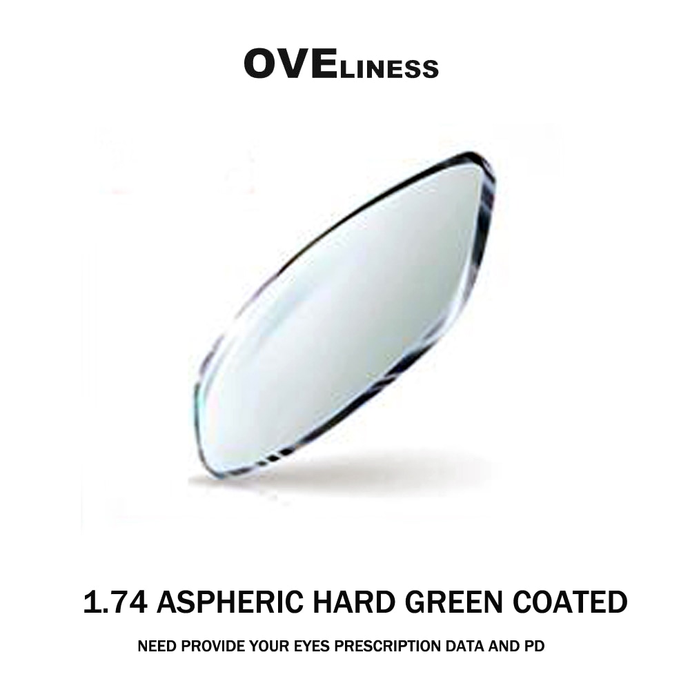 1.56 1.61 1.67 1.74 (+12.00 ~ -12.00)  recept cr -39 harpiks asfæriske briller linser nærsynethed hyperopi presbyopi optisk linse