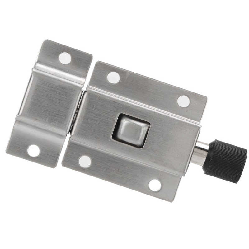 Automatic Spring Lock Door Latches Reliable Flat Bottom High Strength Anti Theft Stainless Steel for Security