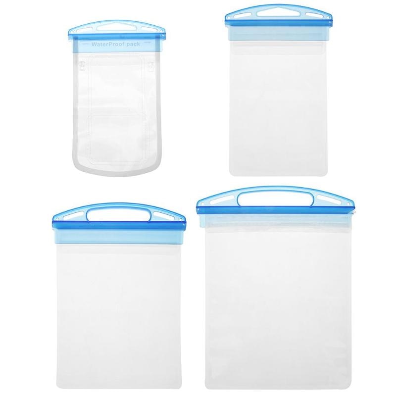 Funda de teléfono impermeable para natación, transparente, Universal, subacuática, de Pvc
