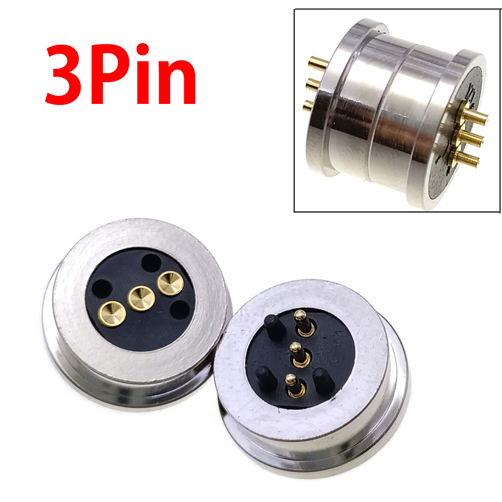 1 Paar 1P 2P 3P 4P 5P DC Magnetischer pogo-Stift-Stecker Pogopin Männlich Weiblich 2A Wasserdichte Hochstrom-Federbelastete Steckdose: Lavendel