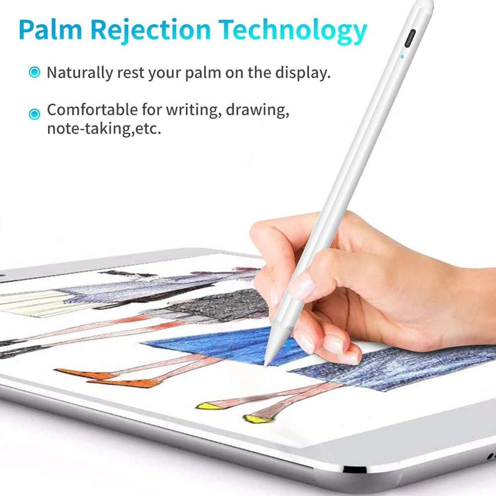 Capacitive Stylus Pen - For Apple iPad 3/4/Mini 5 - Touch Pencil for Drawing