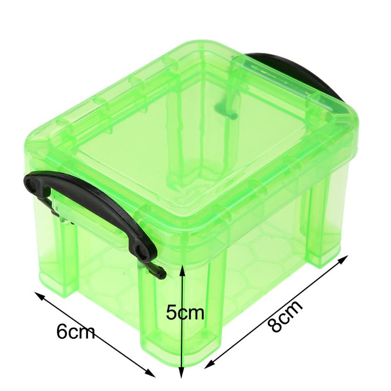 Cute Mini Desktop Desk Top Storage Organizer Case Painting Bush Nail Art Drill Container Holder Office Organizer
