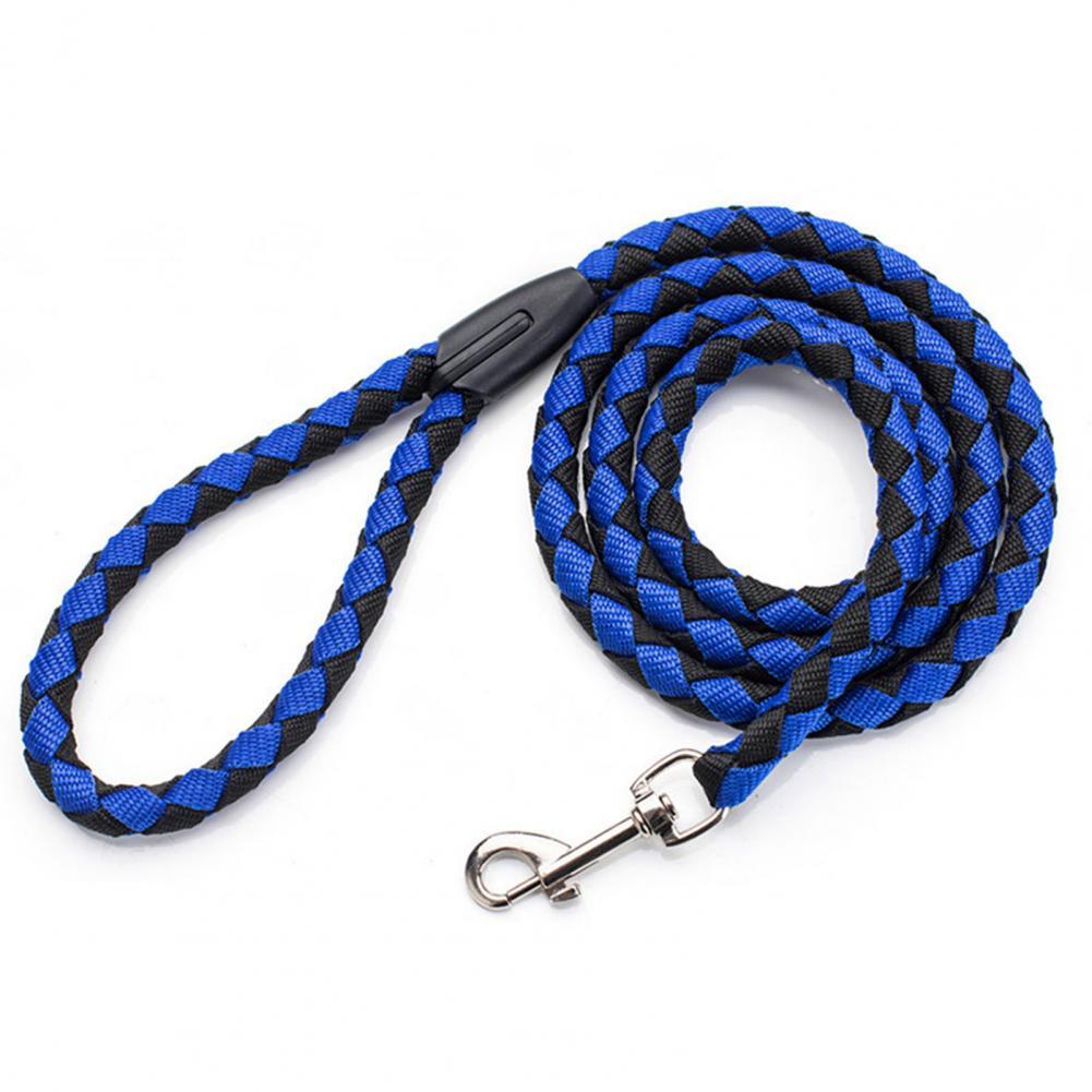 Explosion Proof Outdoor Bite Resistant Nylon Rope Traction Rope for Outdoor Dog for Outdoor: Blue