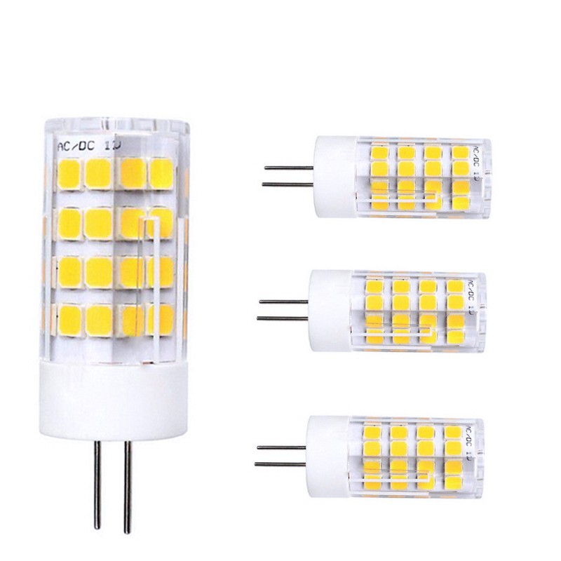 Lámpara de maíz de pin recto G4, 220V, SMD2835, 3W, 5W, 7W, 9W, bombilla Led de cerámica, reemplaza 30W, 40W, 60W, 80, luz halógena para candelabro