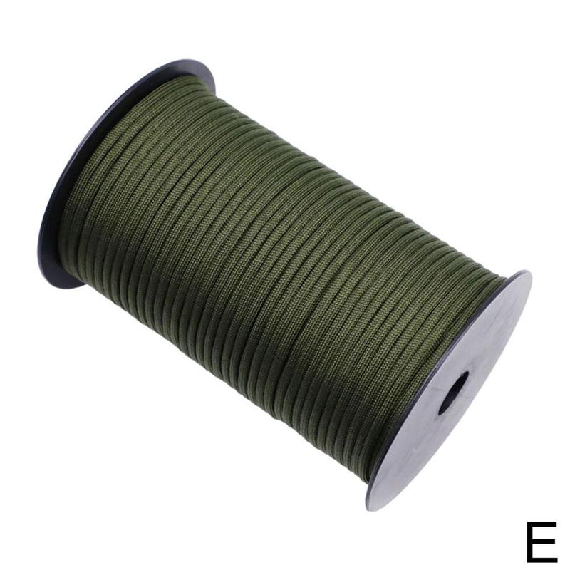 100M 9 Stand Cores Paracord Voor Survival Parachute Cord Lanyard Camping Klimmen Camping Touw Wandelen Waslijn G7K3: E