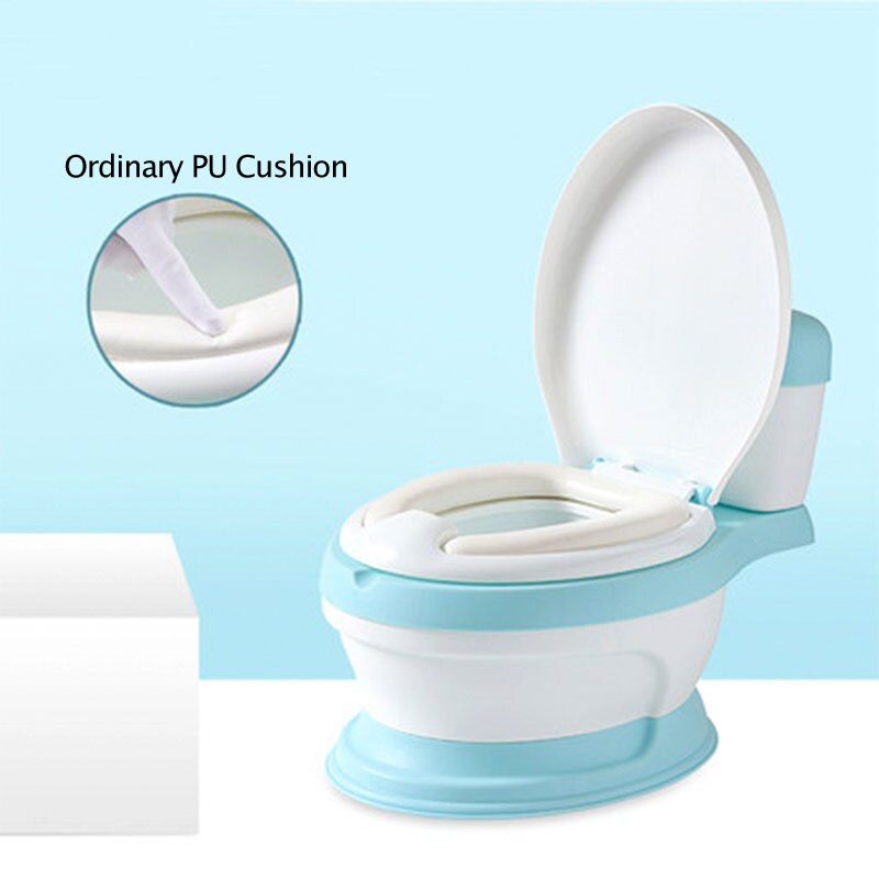 Portable Toilet Potty Training Seat Children&#39;s Potty Toilet Seat Infantil Baby Pot For Kids Boys Babies Urinal For Nursery: baby pot blue