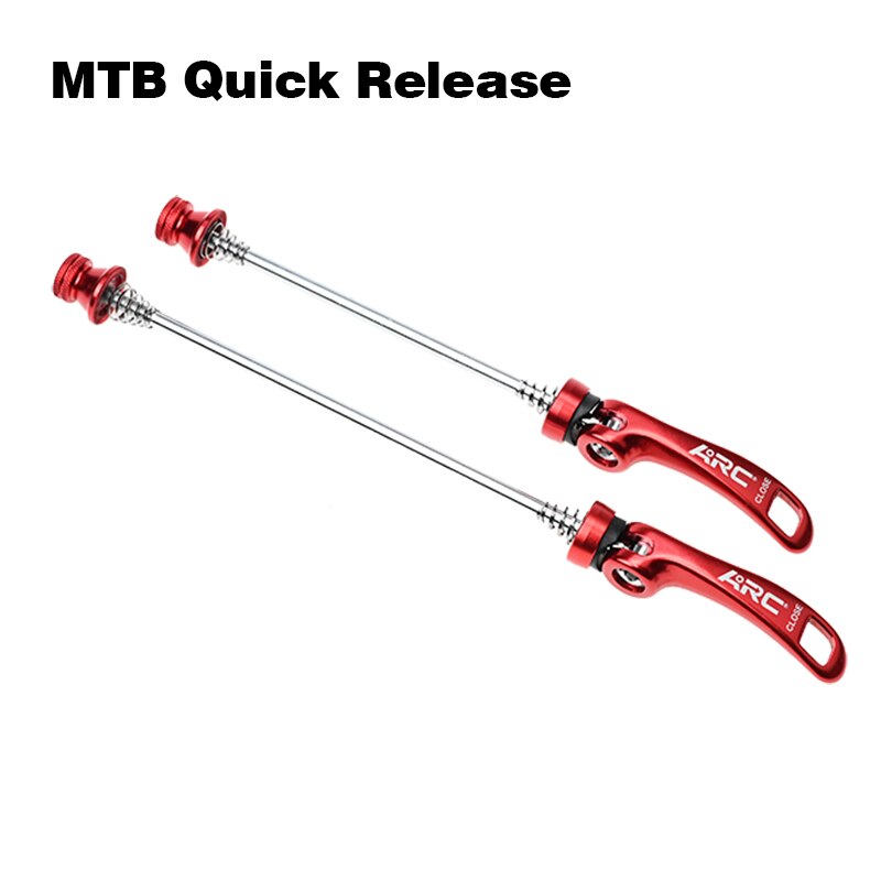 Arc 1 Paar Mtb/Racefiets Hub Quick Release Staal Spiesjes Aluminium Mult-Kleur Mountainbike Hub spiesjes Fiets Deel: Red QR001