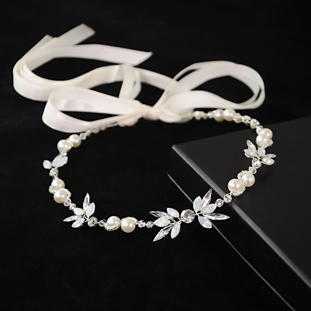 Luxe blauwe bloemen haar kammen hoofdtooi gala bruids bruiloft haaraccessoires gouden bladeren haar sieraden haarspelden