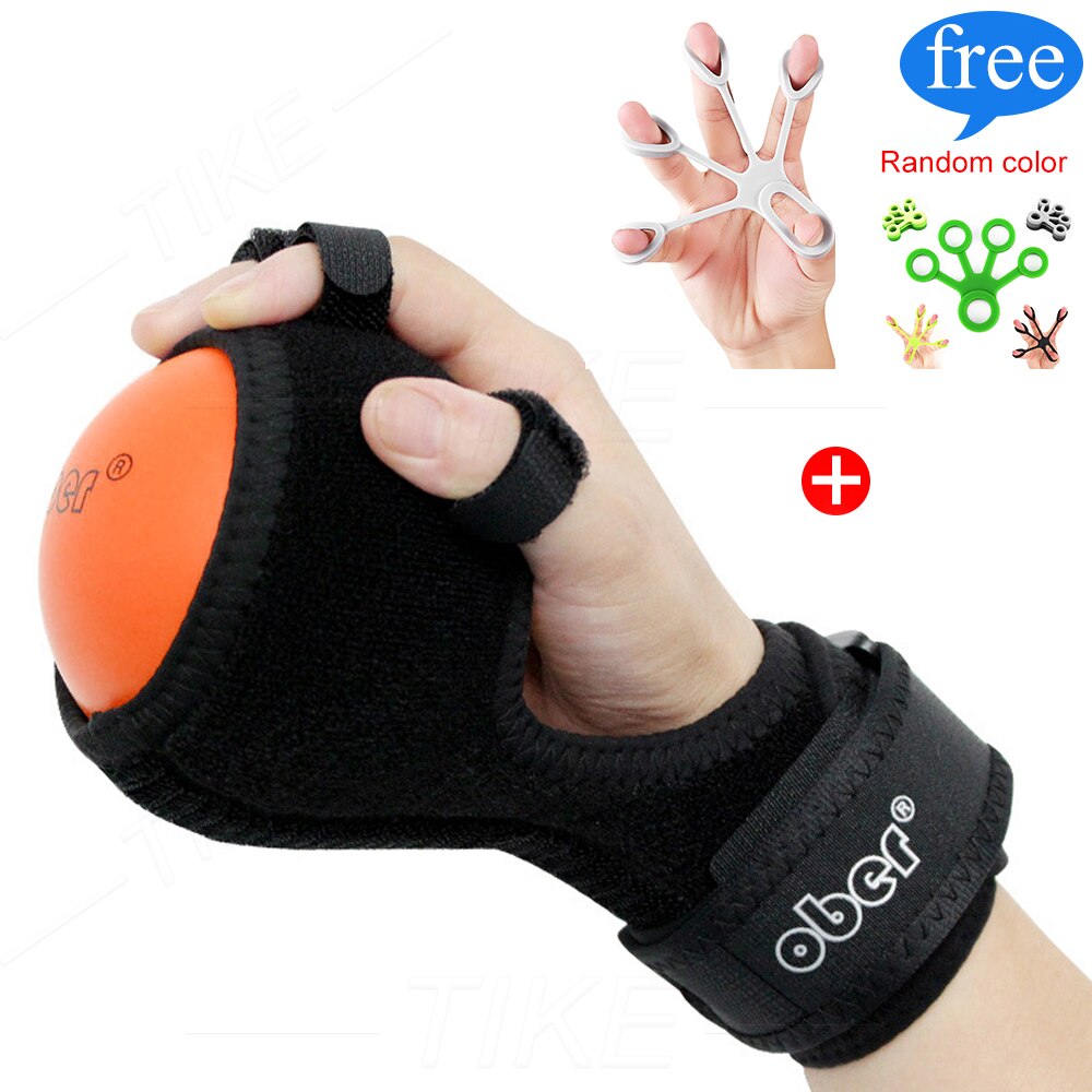 TIKE Anti-Spasticity Ball Splint Hand Functional Impairment Wrist Orthosis Therapy Stroke Hemiplegia Apoplexy Fingers Training: Default Title