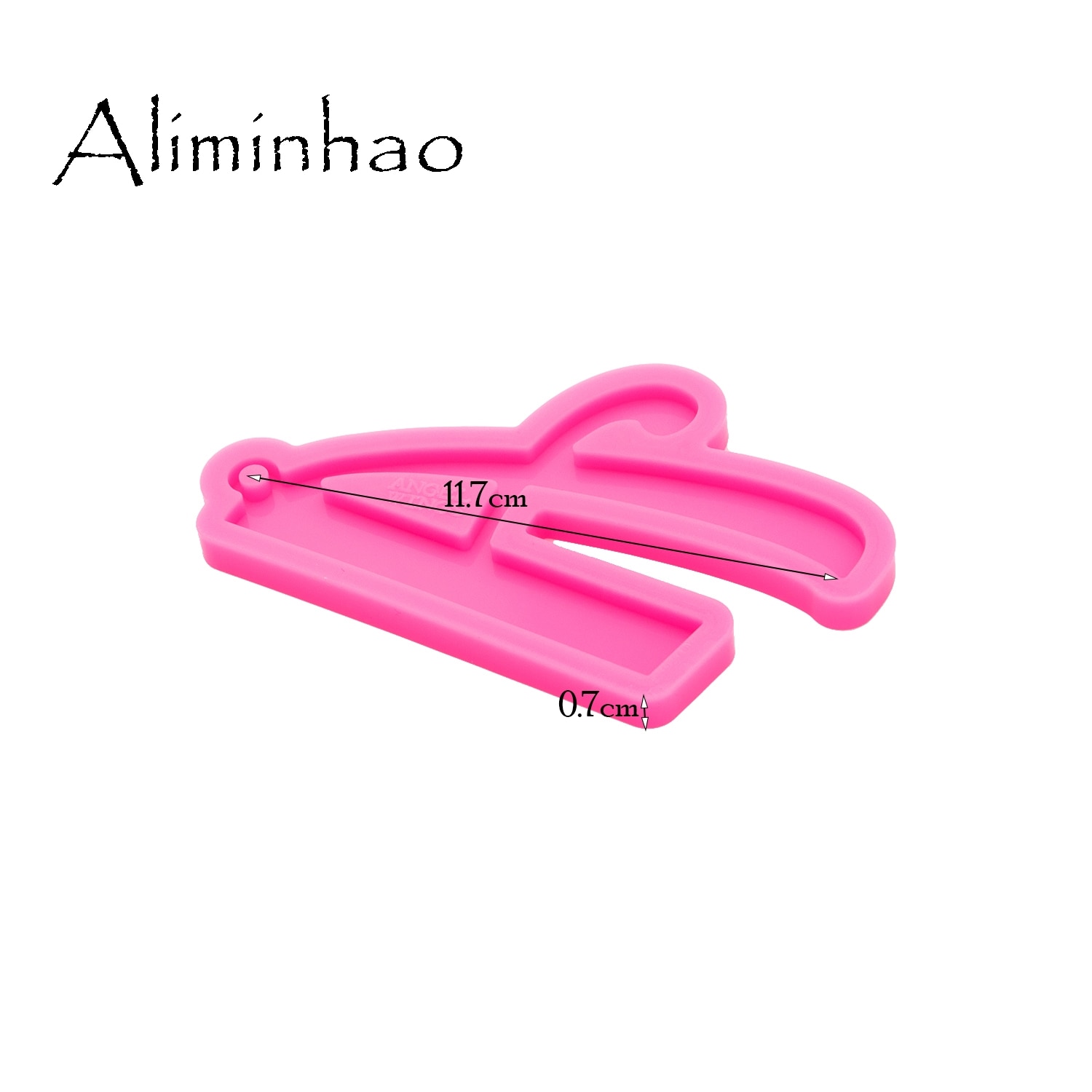 DY0691 Super Glossy Resin letter A Mold Epoxy Craft Keychain Silicone Moulds Polymer Clay DIY Jewelry Making