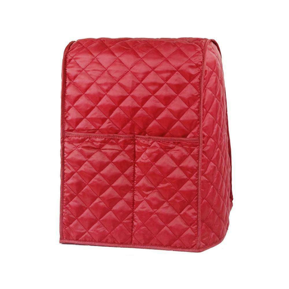 Household 3 Solid Colors Waterproof Kitchen Blender Machine Cover Supplies Aid For Kitchen Accessories Dust Mixer K3S3: RED