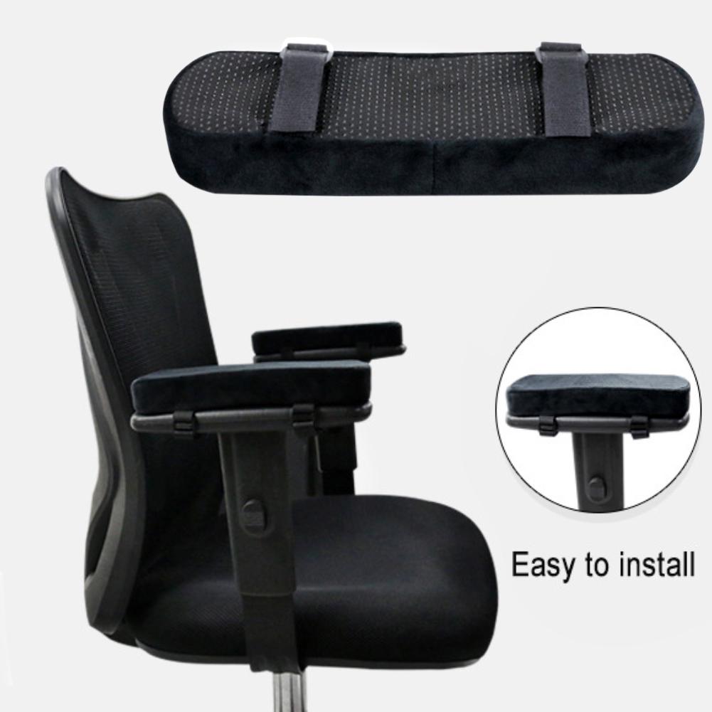 WESTERN COMFORT Office Chair Armrest Pads - Set Of 2 Thick Arm Rest Covers For Desk & Gaming Chairs
