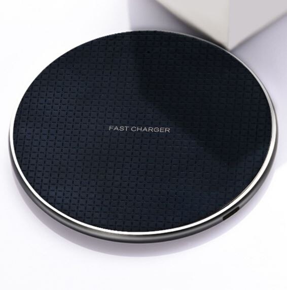 Wireless Charger Qi 5W / 10W Phone Charger Wireless Fast Dock Charger For Iphone Samsung Xiaomi Huawei P3: Black