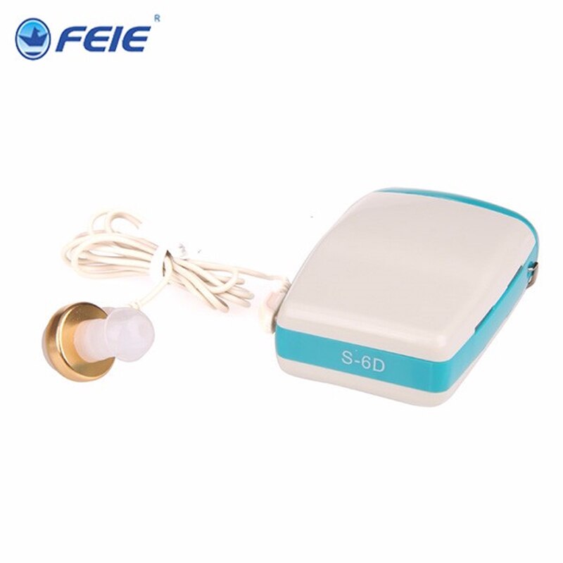 Hearing Aids Sound Amplifier Pocket For Elderly Ear Care Tools Hearing Aids High Power Earphone for Severe to Profound Loss S-6D