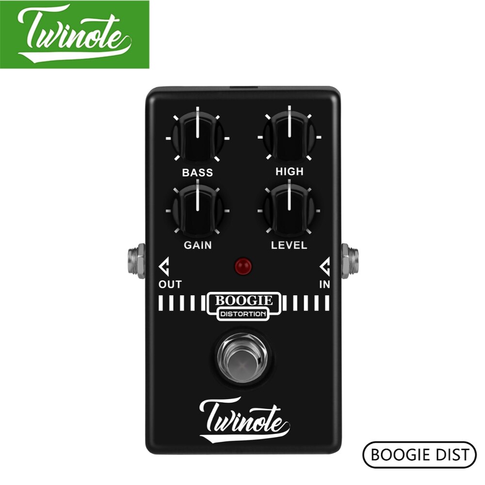 Twinote Boogie Dist Mini Guitar Pedal Old School Distortion Tone Synthesizer For MESA Boogie Guitar Effect Pedal: Default Title
