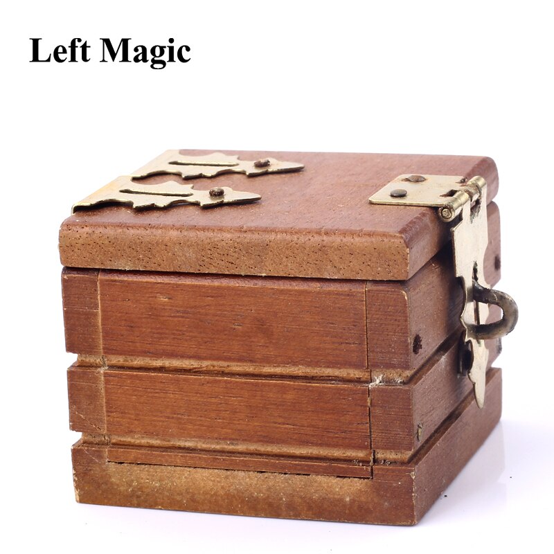 mini Scatola Chiusa (miracolo scatola) trucchi magici previsione scatola di legno chiudere su trucco magico accessorio commedia G8035