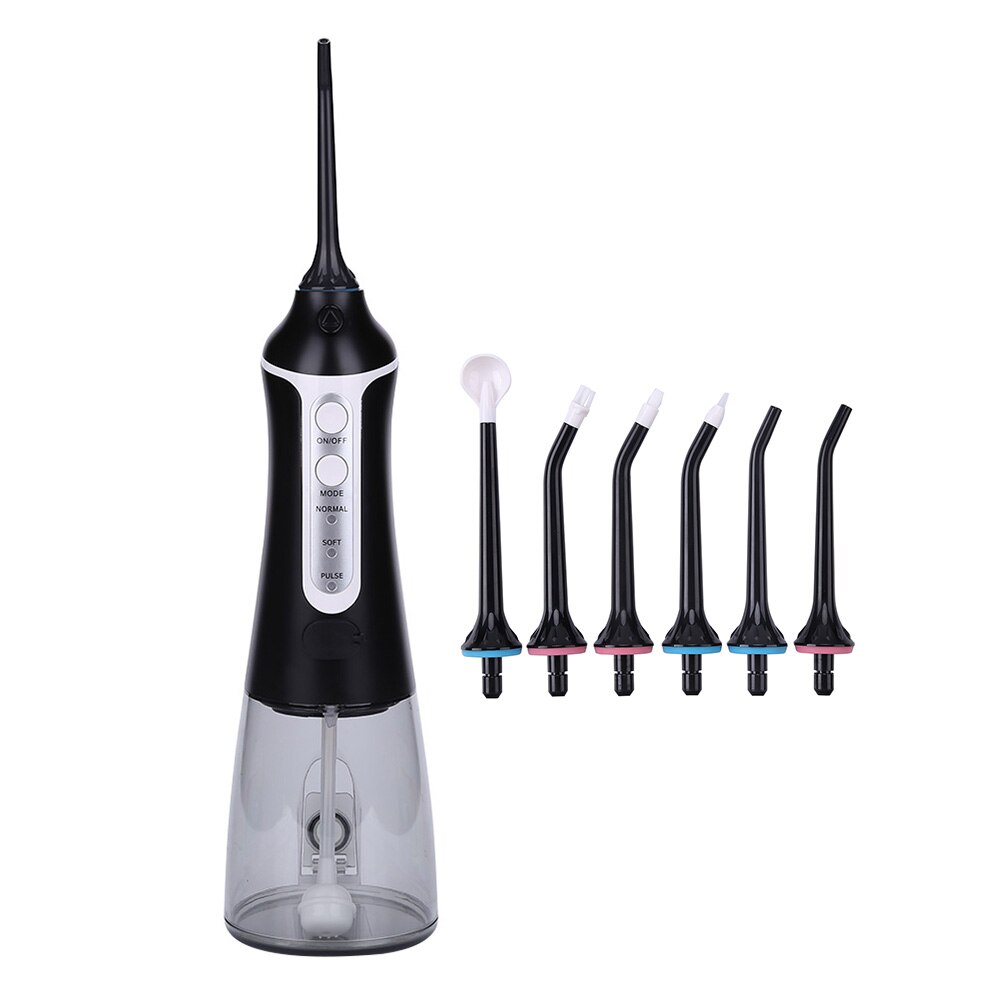 Intelligent Portable Cordless Oral Irrigator USB Rechargeable Teeth Cleaner Water Floss Dental Water Flosser Tooth Pick 6 Jet