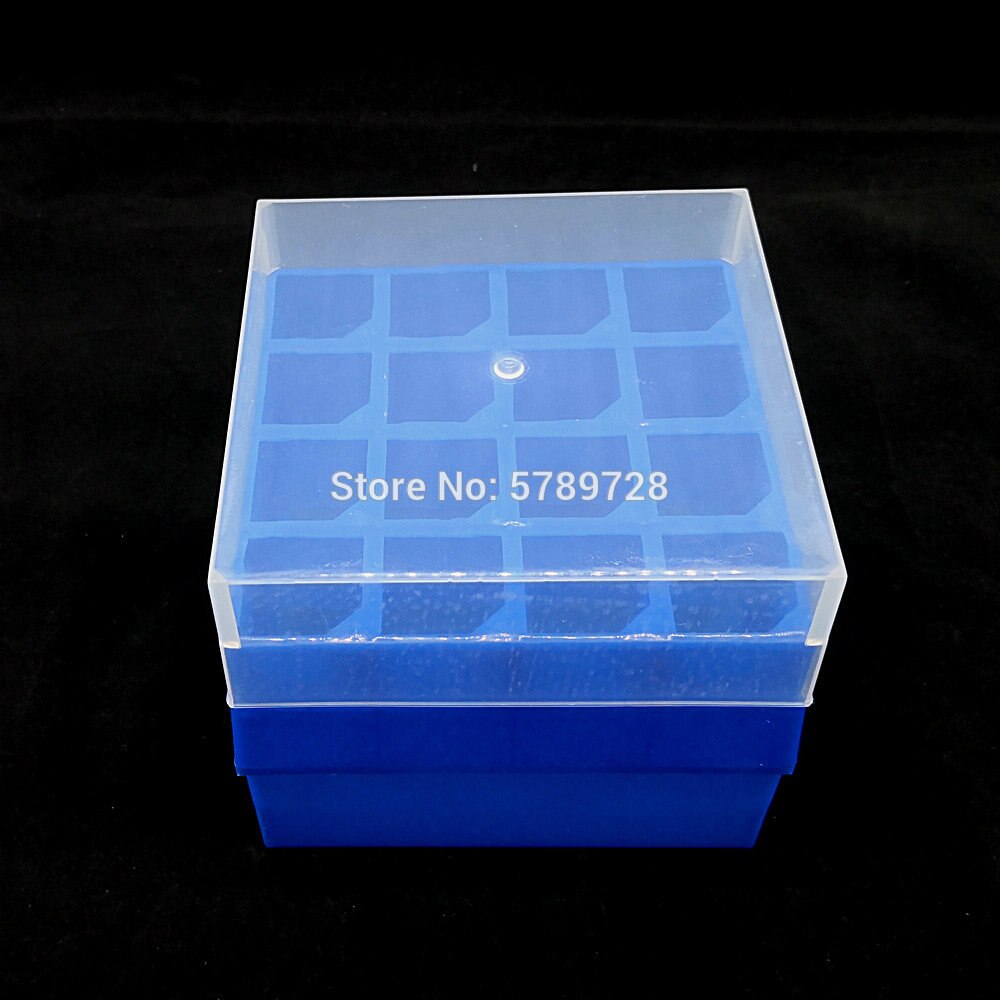 1piece Centrifugal tube box with 16 holes PCR tube Storage rack For storing 50ml centrifuge tubes Laboratory supplies