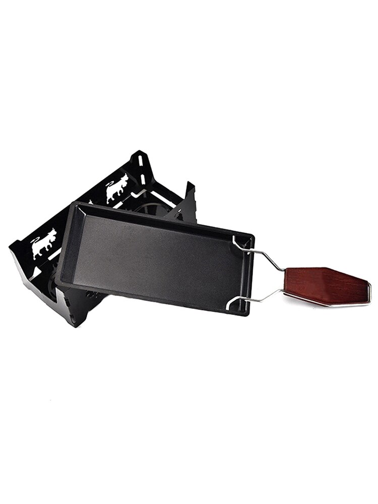 Grill Cheese Raclette Set Non-stick Griller Mini BBQ On Board Cheese Baked Cheese Swiss Iron Oven Melting Cheese Pan Tray