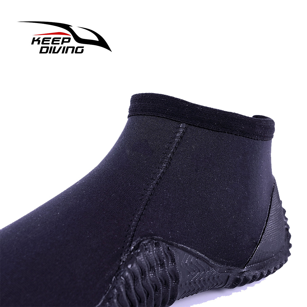 5Mm Neopreen Duiken Laarzen Winter Koude Proof Voeten Warm Water Hoge Bovenste Scuba Vinnen Onderwatervissers Aqua Surf Zwemmen Monofin schoenen