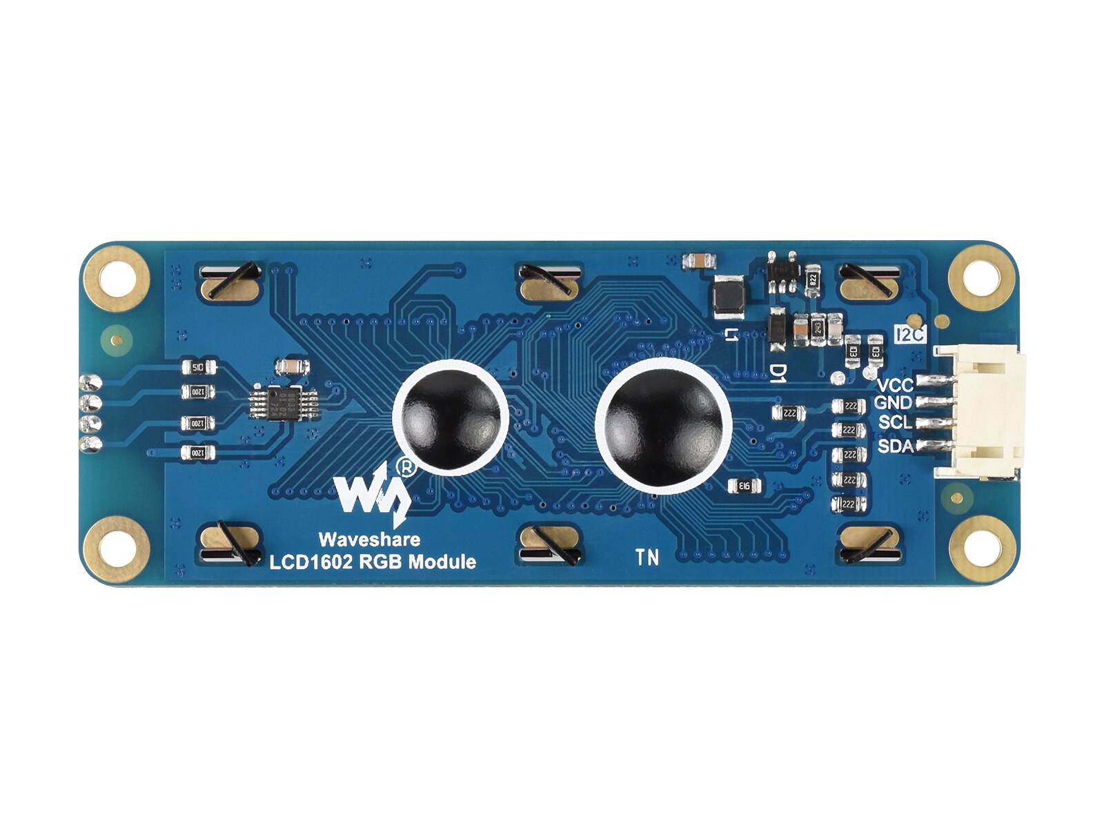 Lcd 1602 Rgb Module, 16X2 Tekens Lcd, Rgb Backlight, 3.3V/5V, i2C Bus